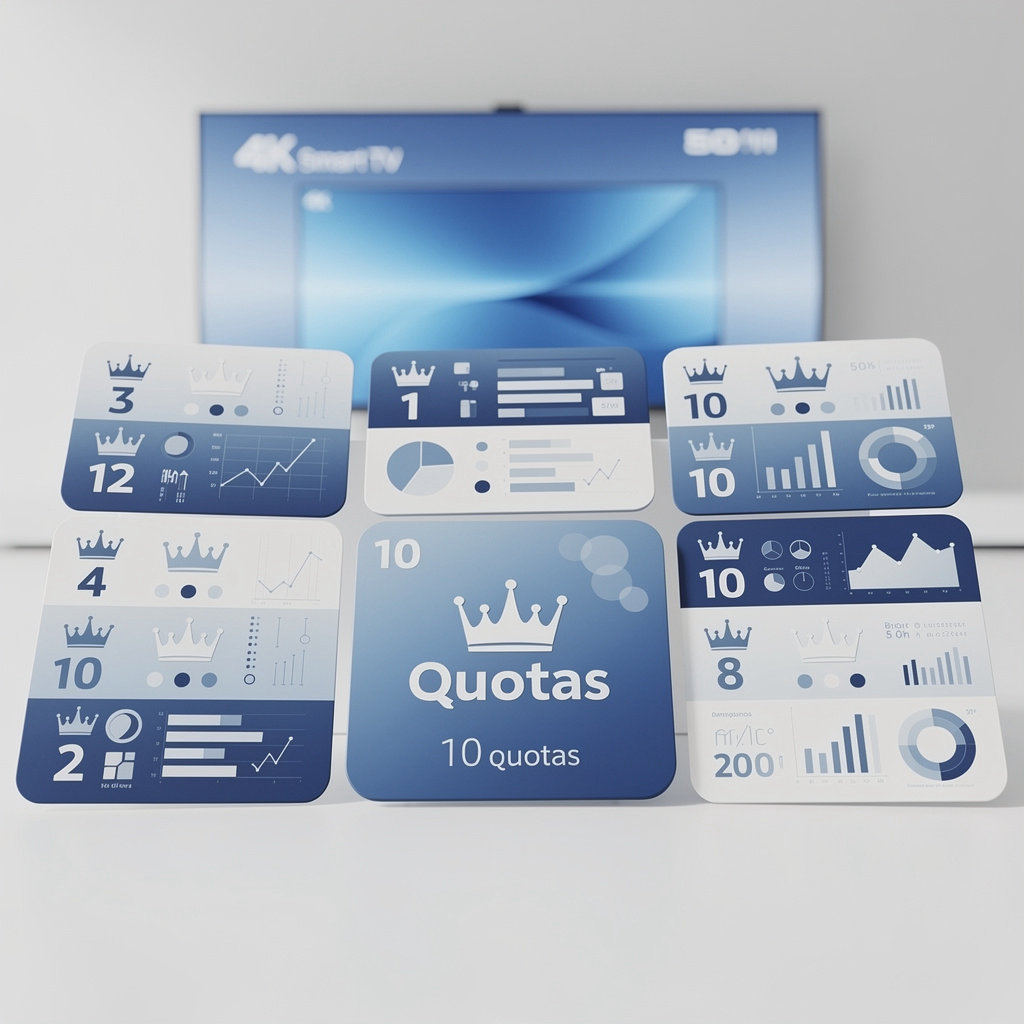 Pacote 10 Cotas Smart TV 50" 4K